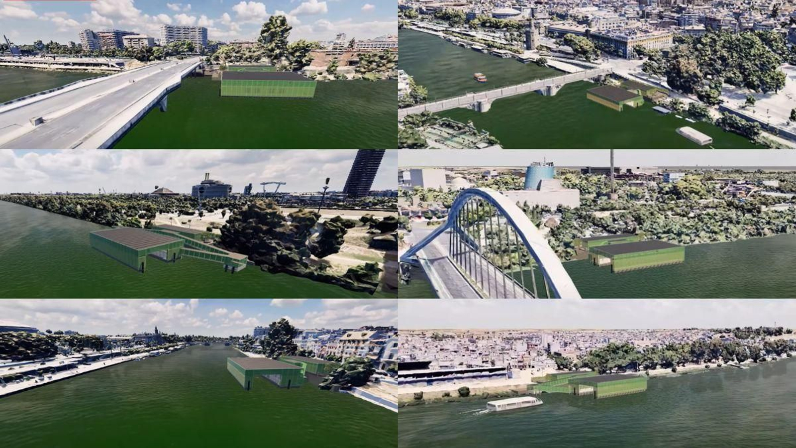 Estas son las paradas que tendría el futuro Metro-río de Sevilla