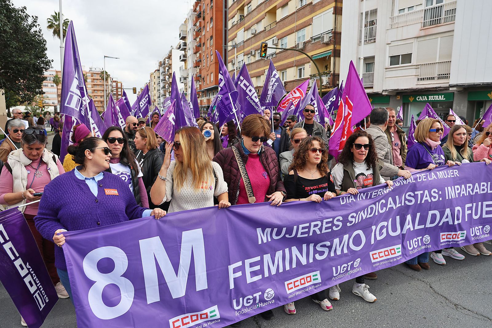 8M: Las fotografías de la manifestación del Día de la Mujer