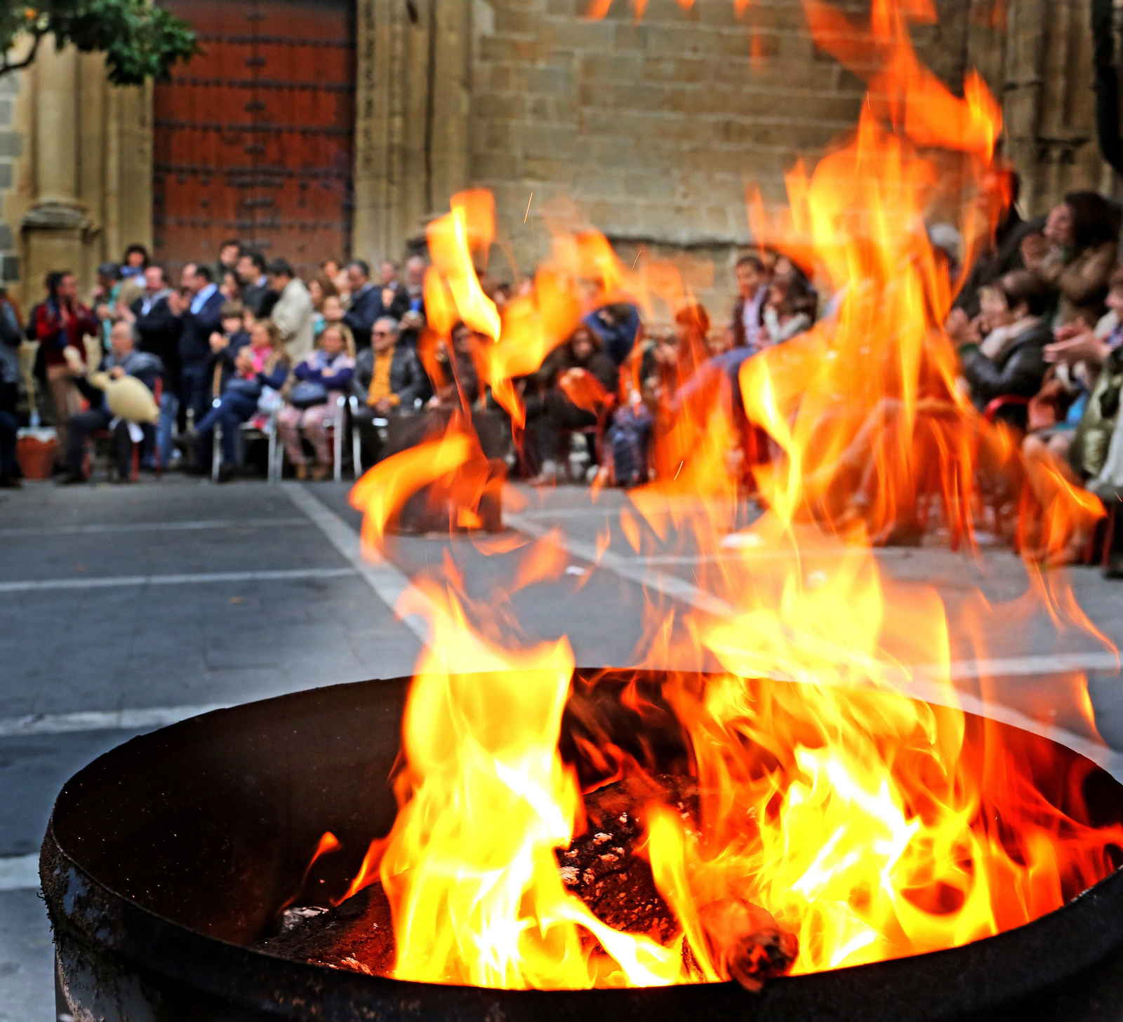 Una zambomba tradicional de Jerez