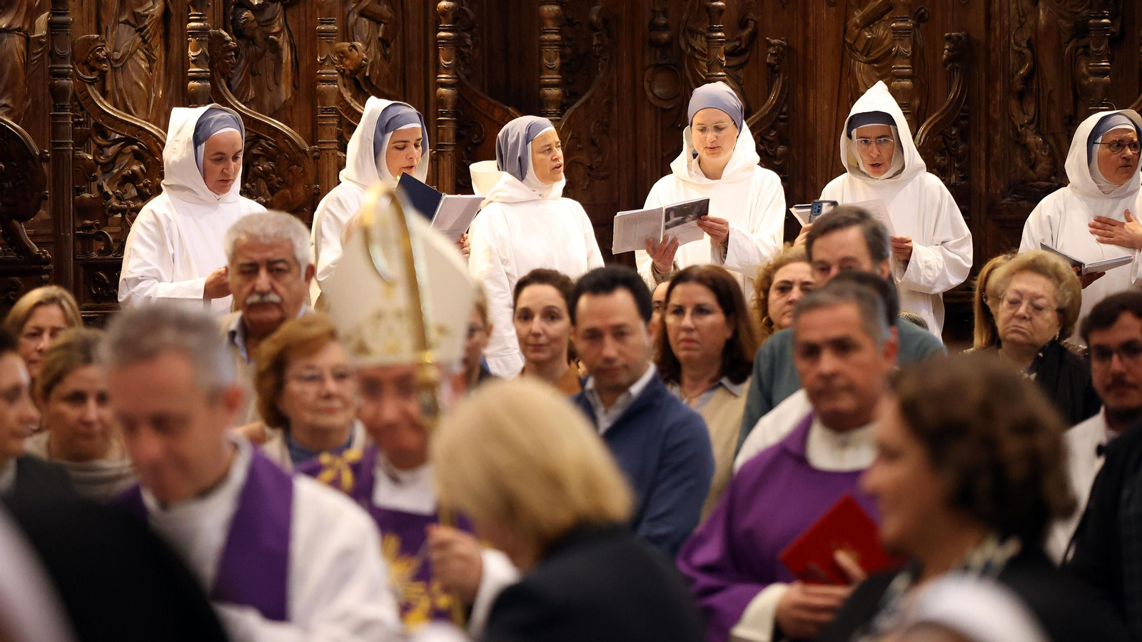 Misa de despedida en la Cartuja de Jerez a las hermanas de Belén