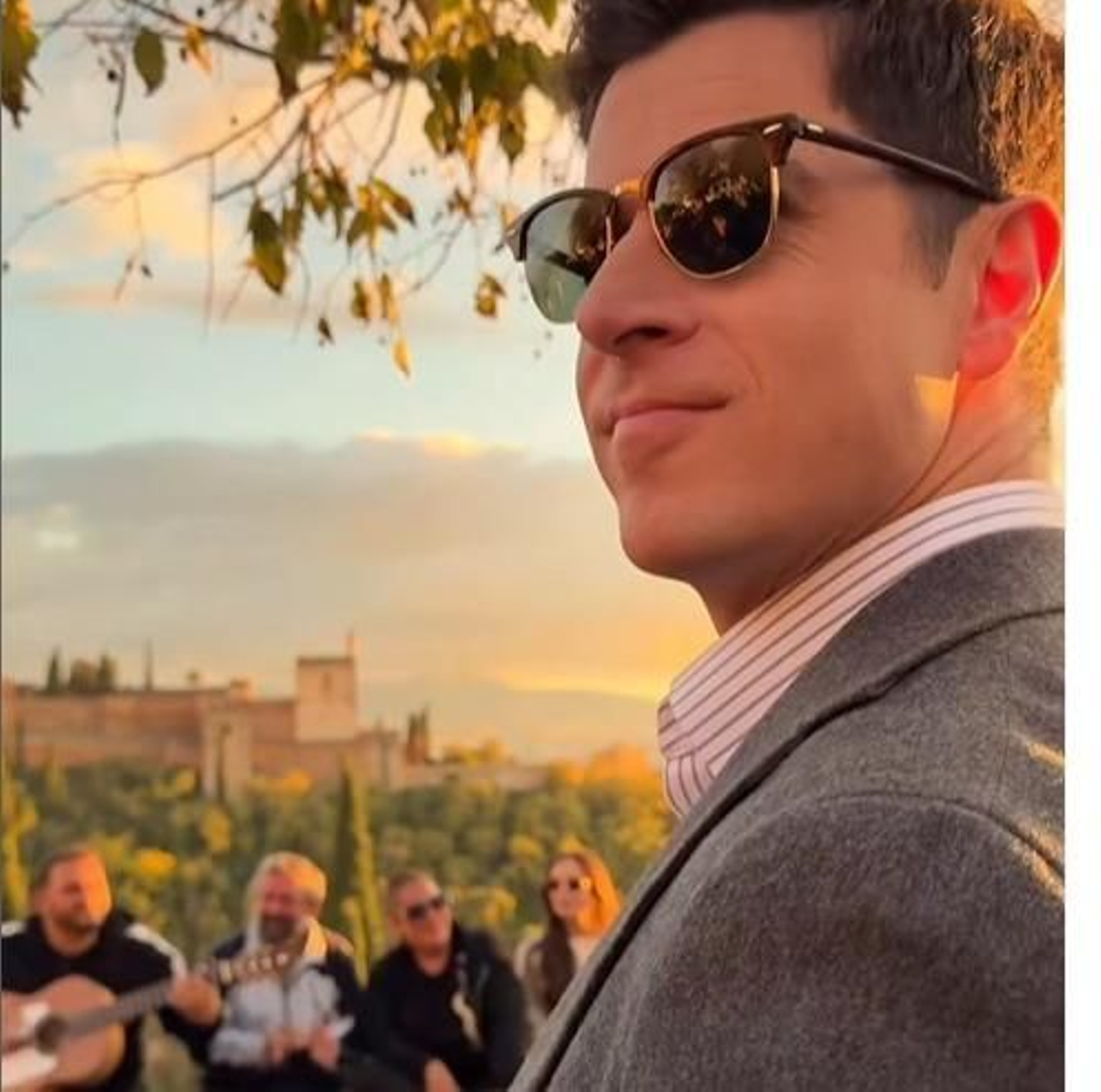 David Henrie en el Mirador de San Nicolás