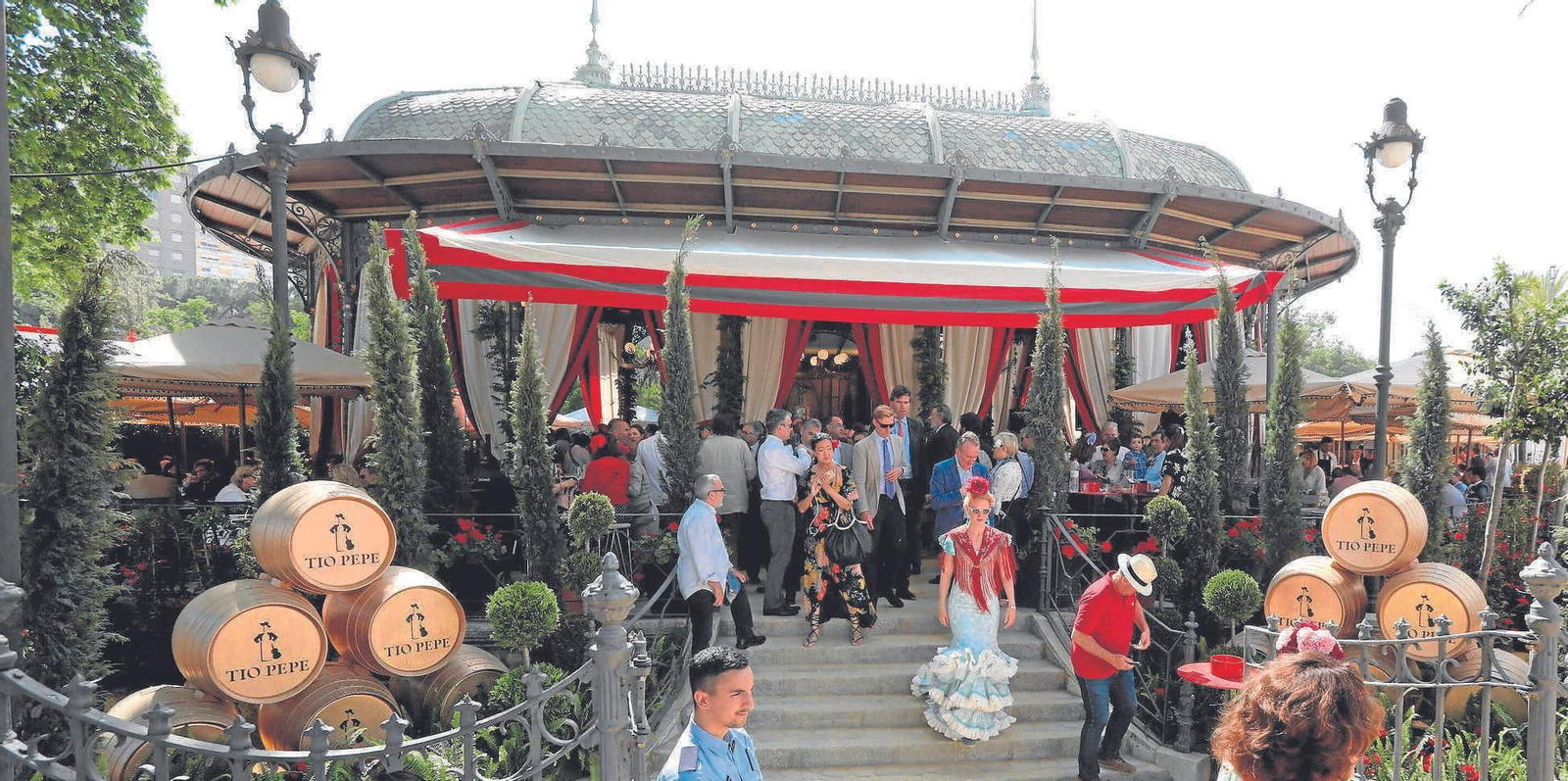 La caseta de González Byass es un clásico de la Feria