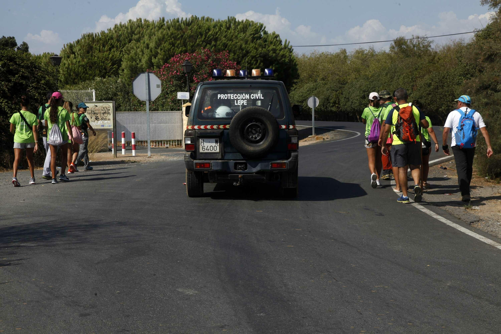 Imágenes de la búsqueda de un hombre de 70 años desaparecido en La Antilla