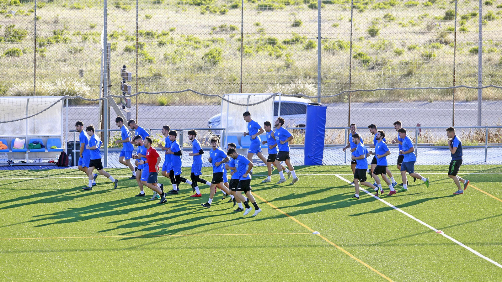 El Jerez Industrial entrenado en Picadueña