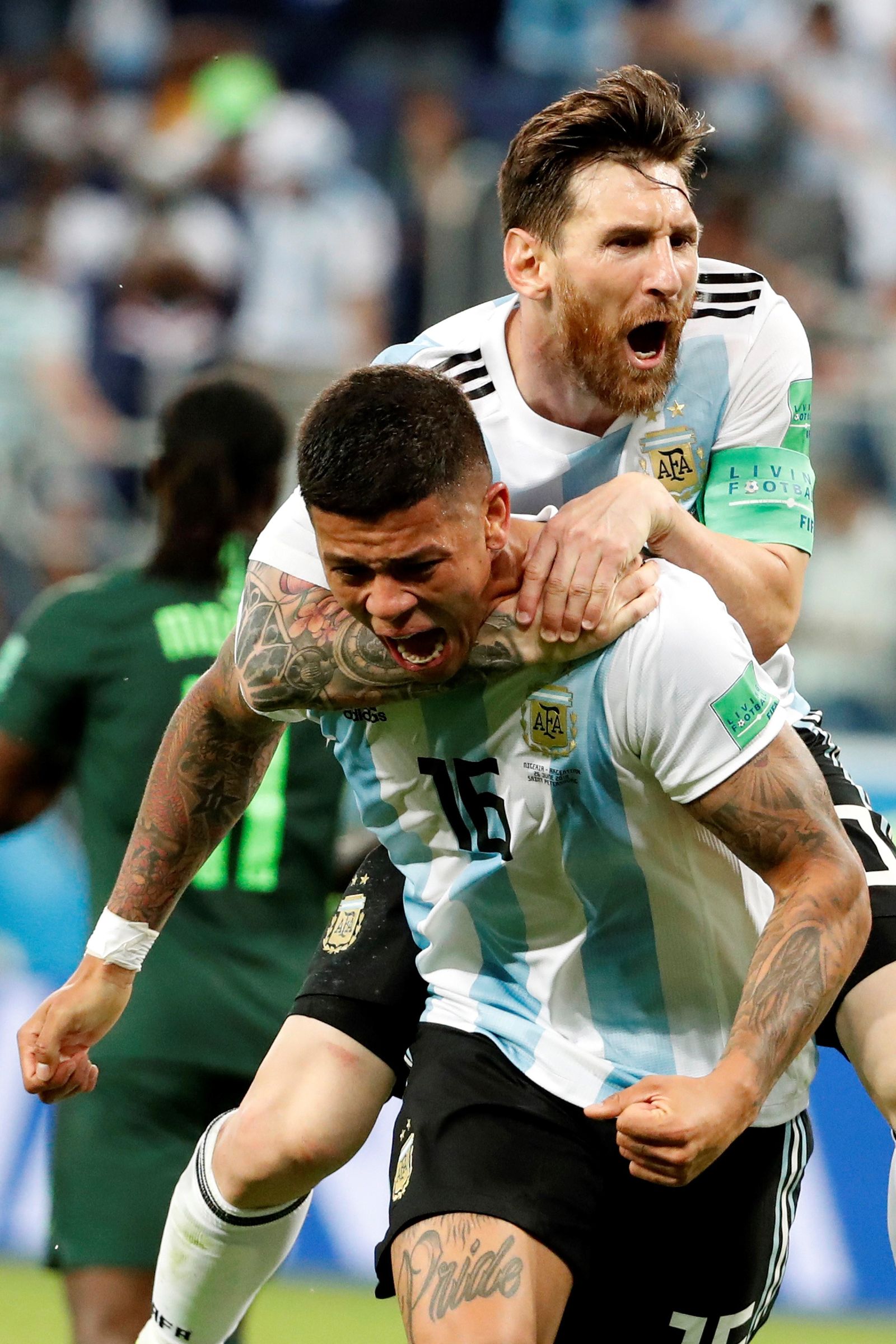 Las imágenes del Nigeria-Argentina