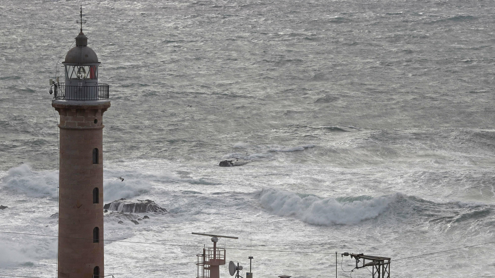 Temporal de levante en Algeciras en imágenes