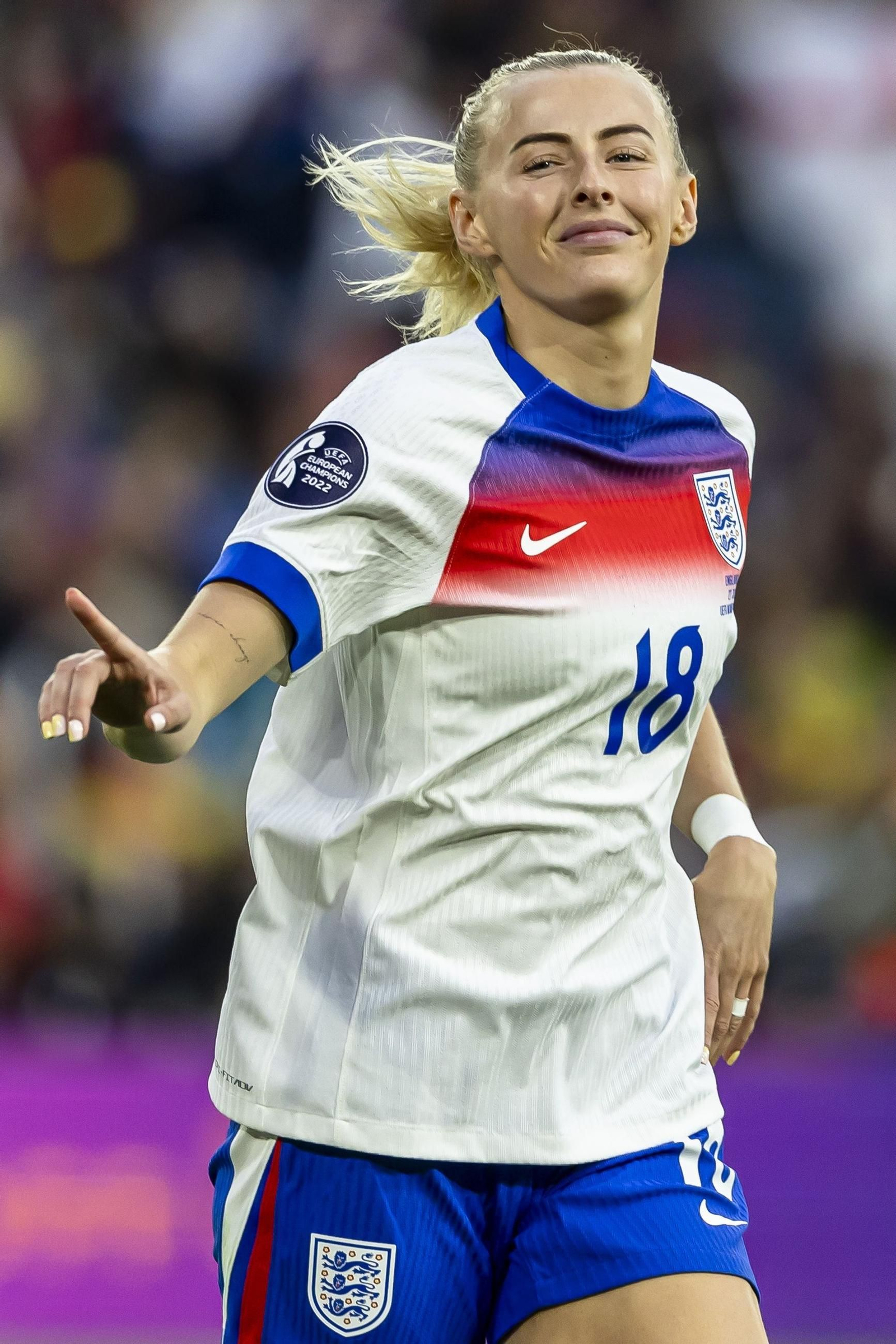Las mejores imágenes de la final España - Inglaterra de la Eurocopa femenina
