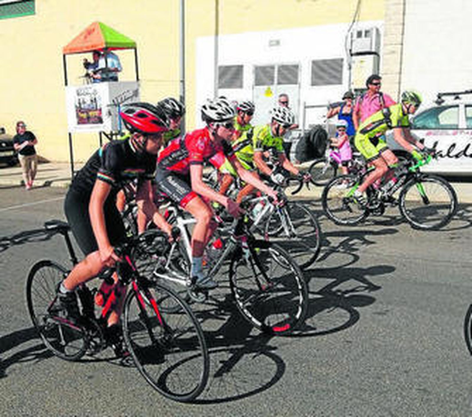 Un momento de la carrera disputada en la localidad condal.