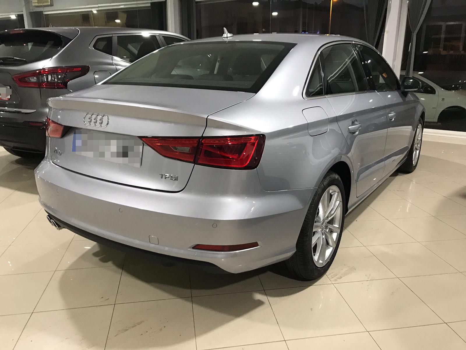 El Audi A3 robado durante el fin de semana.