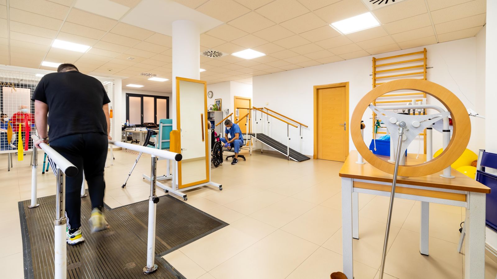 Sala de la Unidad de Convalecencia.