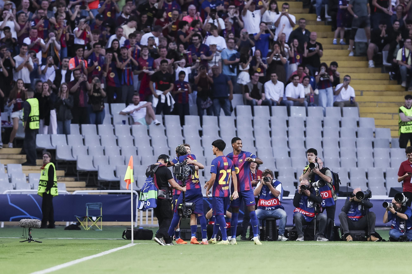 Las fotos del Barcelona-Olympiacos