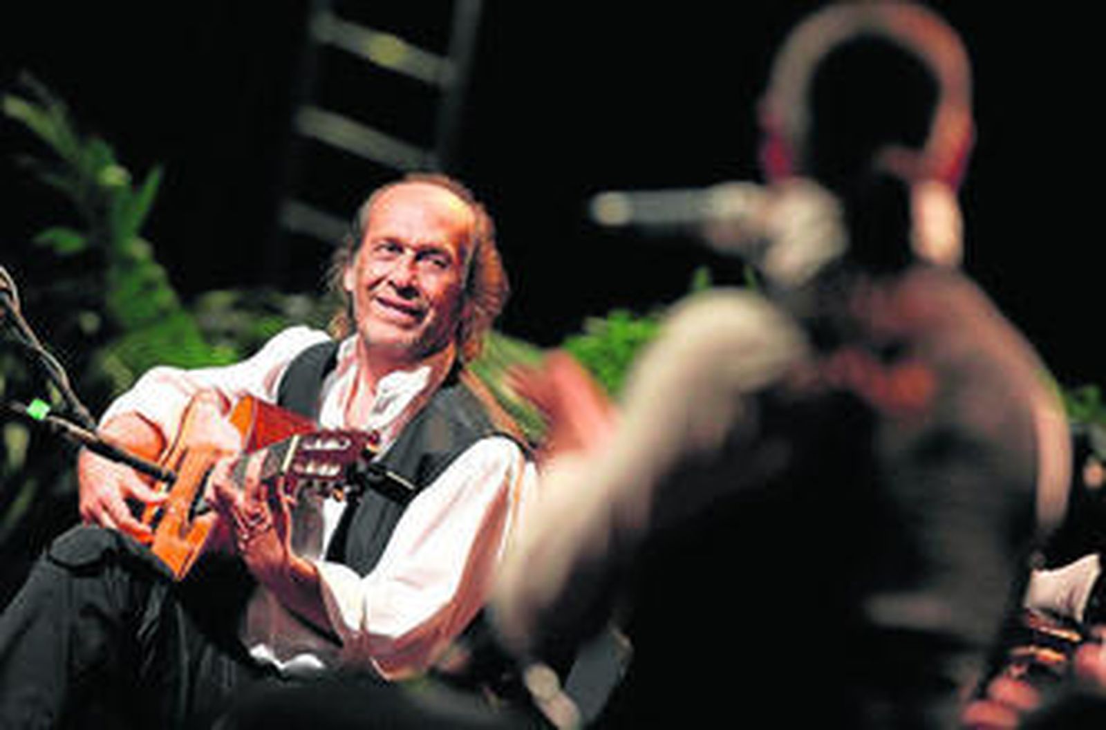 El tocaor de Algeciras, en uno de sus últimos recitales.