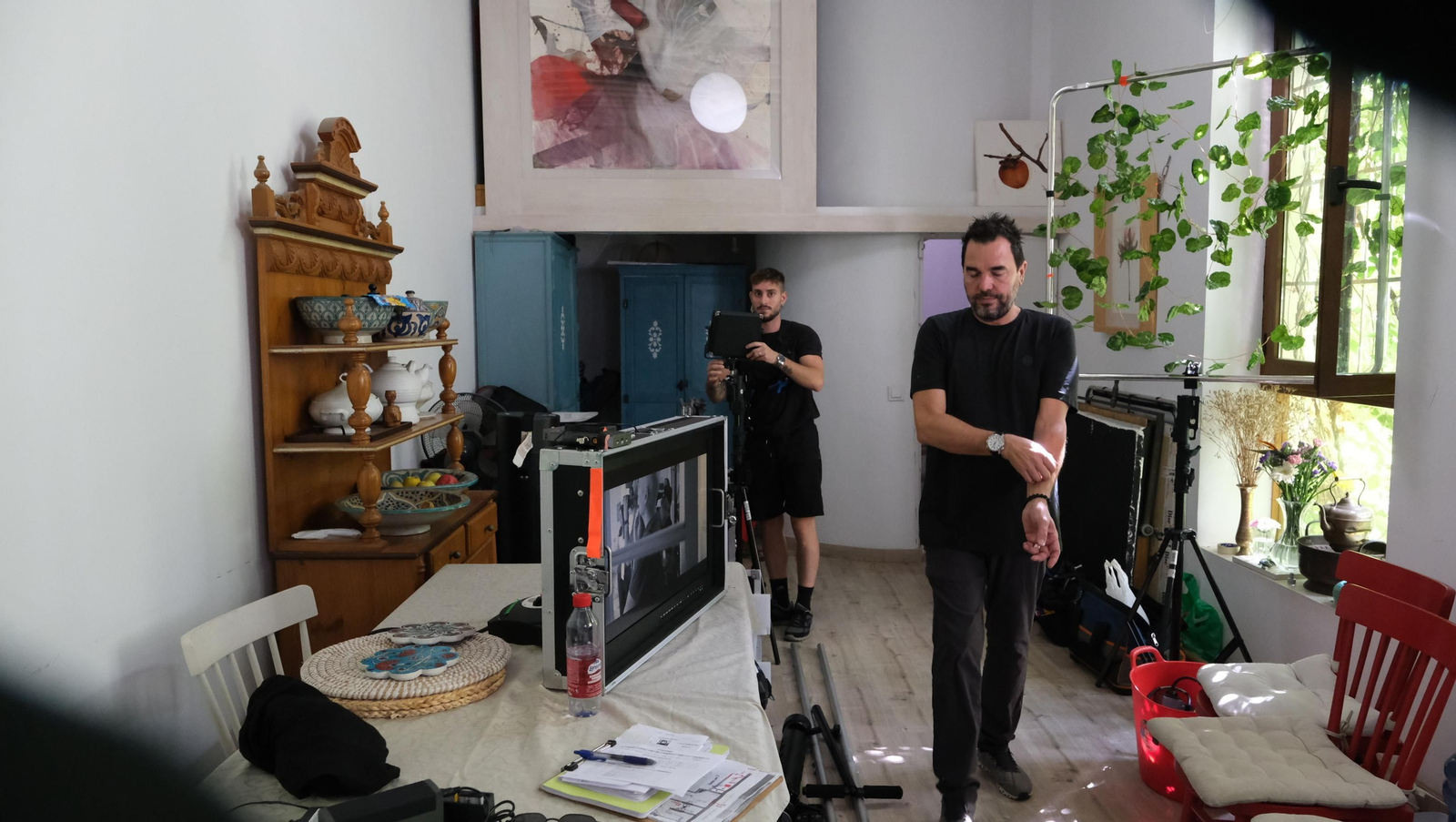 Imágenes del rodaje en Almería de la película 'La Casa Vacía'