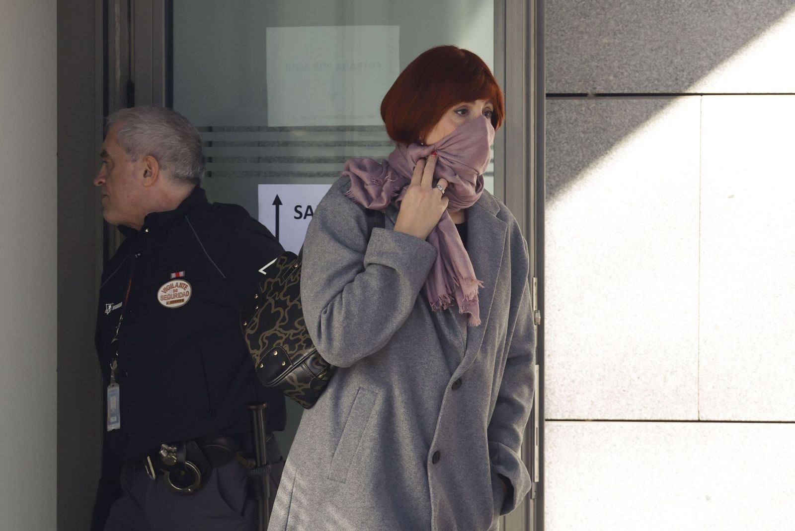 La ex pareja de Koldo García, Patricia Uriz, a su salida de la Audiencia Nacional tras declarar por el caso mascarillas.