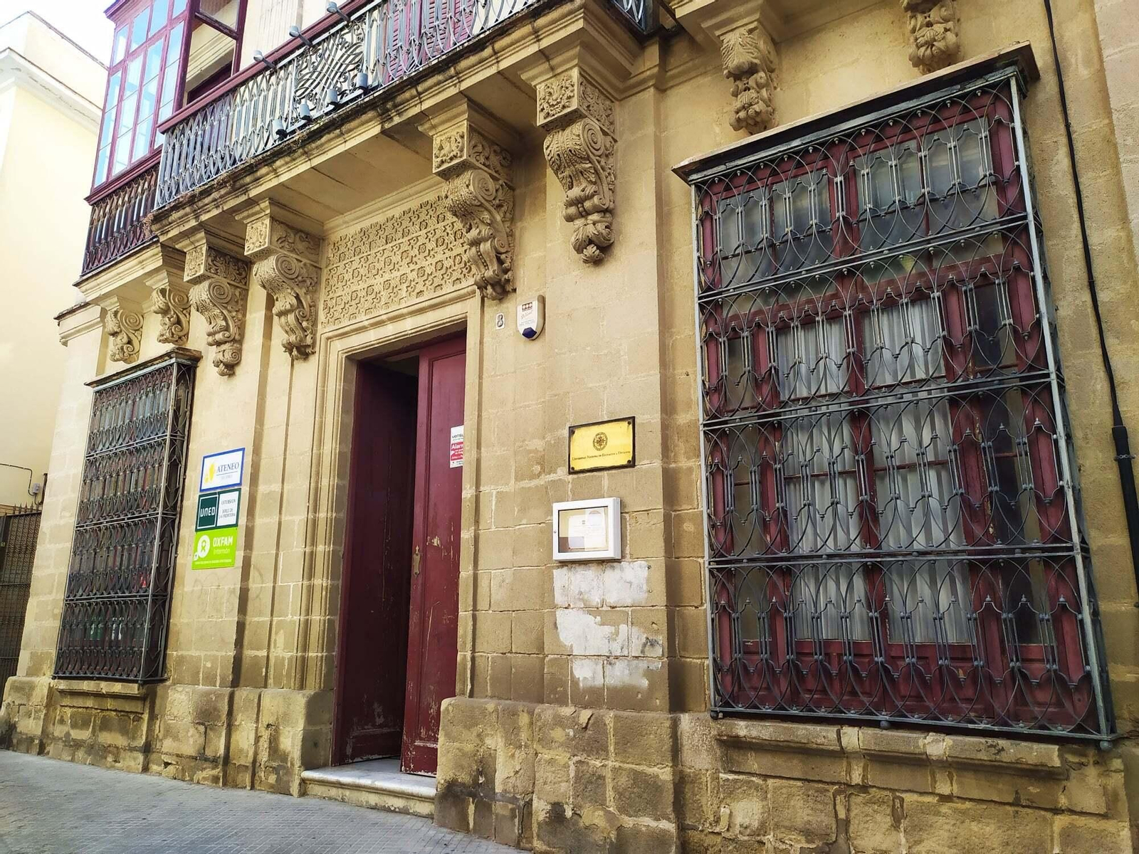 La sede de la UNED en Jerez, situada en la calle San Cristóbal.