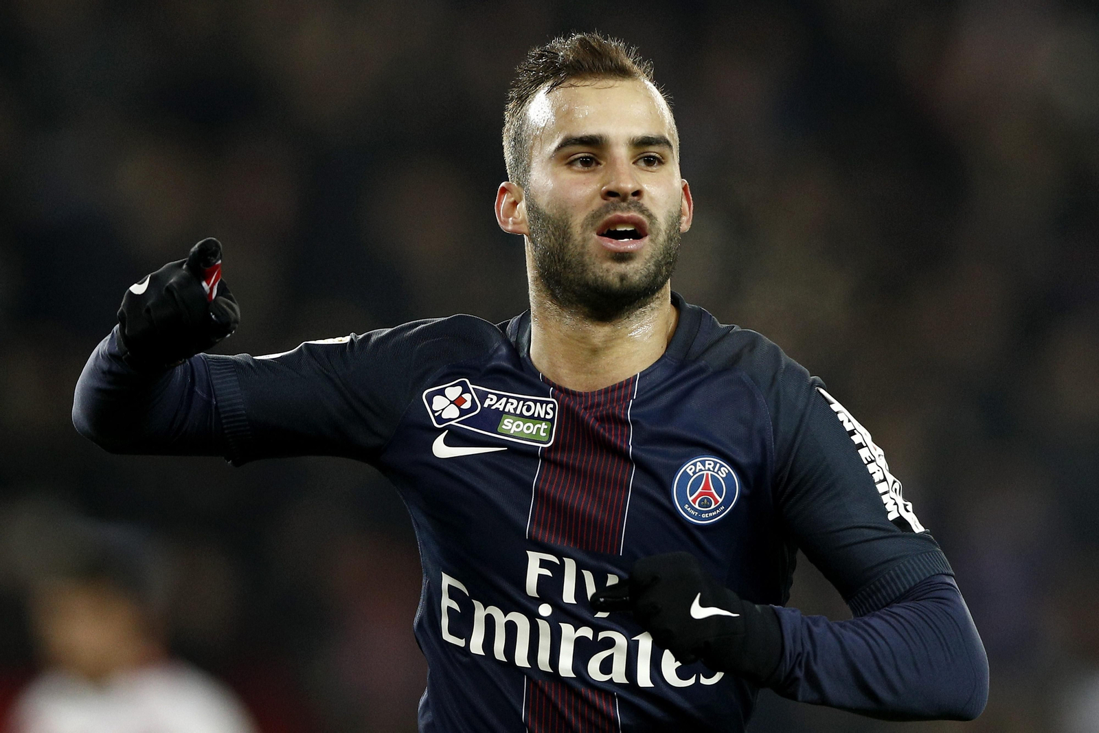Jesé, en un partido con el PSG.