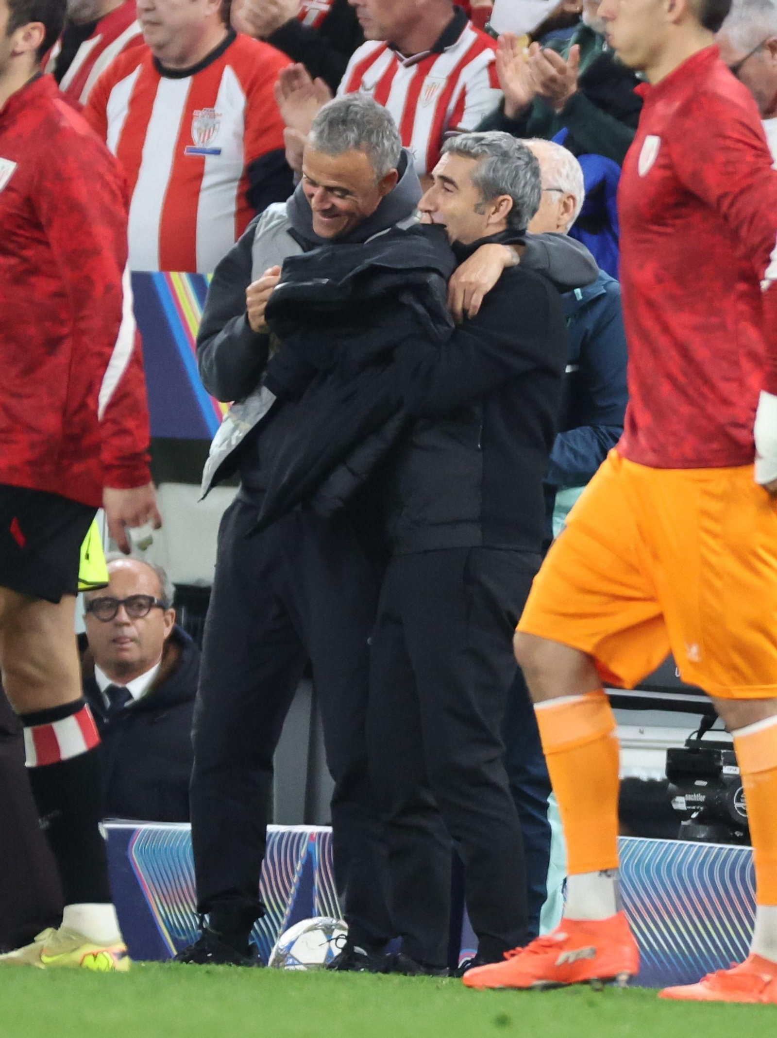 El Athletic Club-PSG, en imágenes