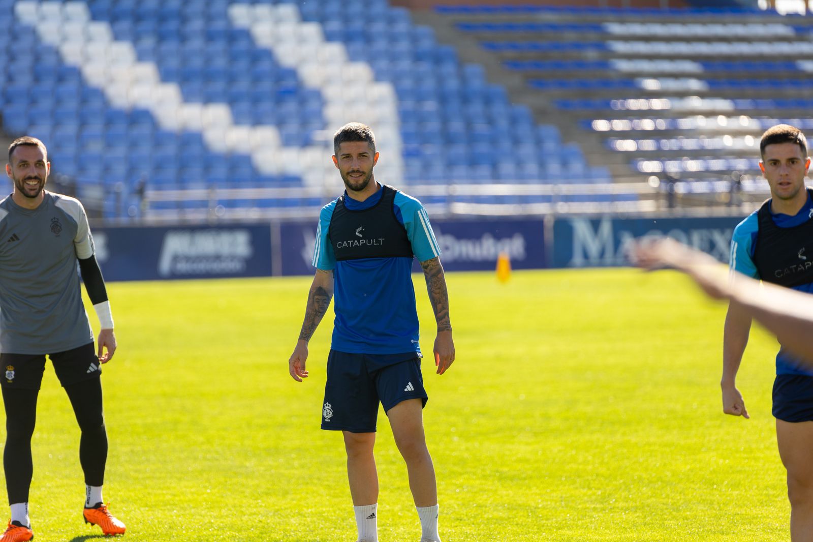 Las mejores imágenes del entrenamiento de este jueves del Recreativo de Huelva