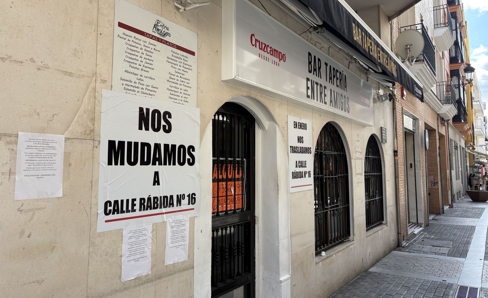 Nueva ubicación para un popular bar de tapas de Huelva
