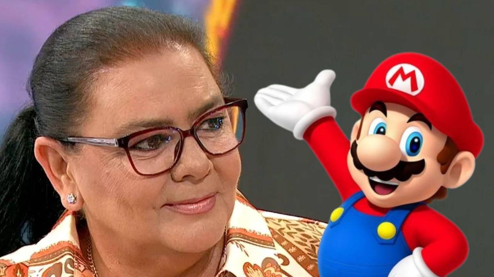 Antonio Tejado llamaba Super Mario Bros a María del Monte por su supuesto bigote