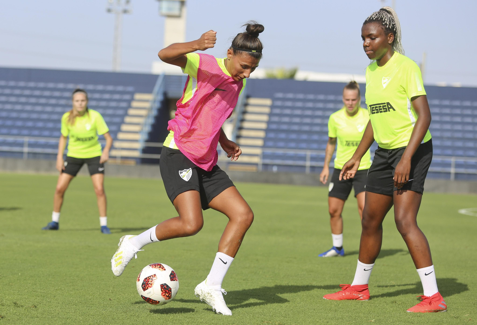 Las fotos del primer entrenamiento de pretemporada del Málaga Femenino