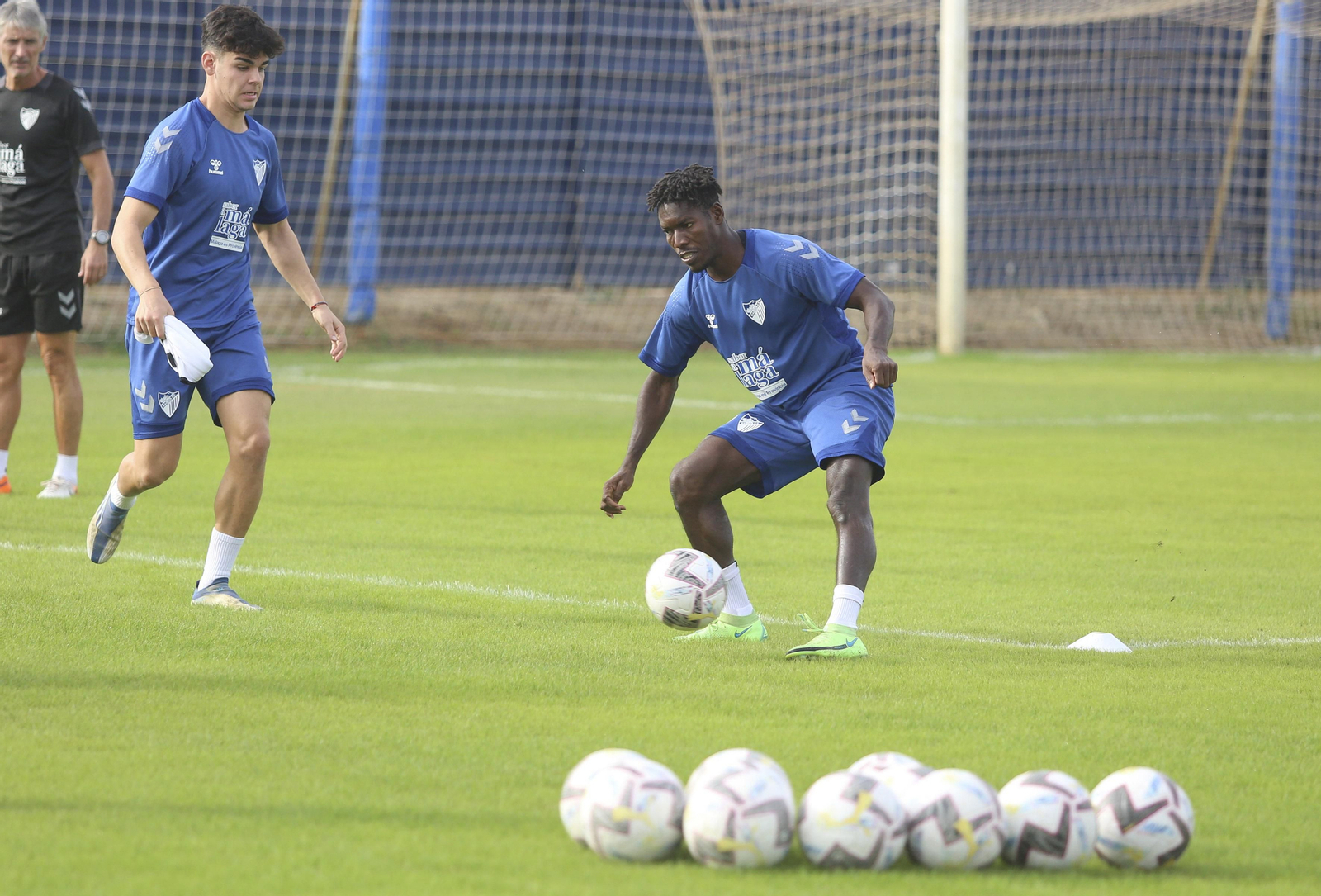 Lumor, durante un entrenamiento. Lumor, durante un entrenamiento.