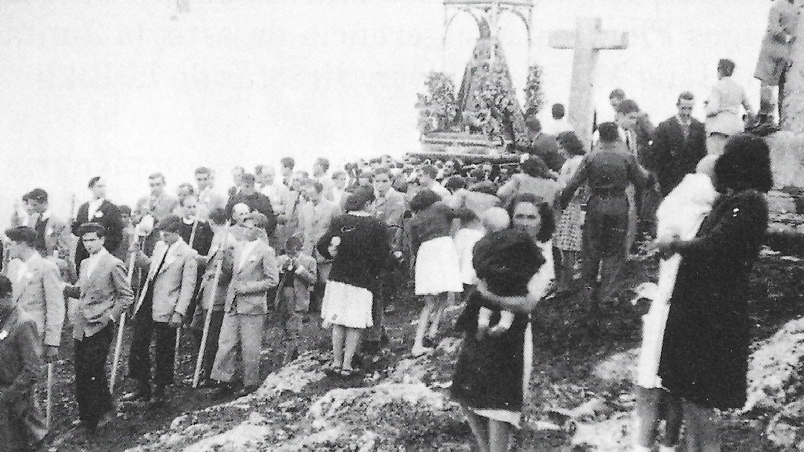 Romería de 1948 de la Virgen de Araceli, fecha de la coronación canónica.