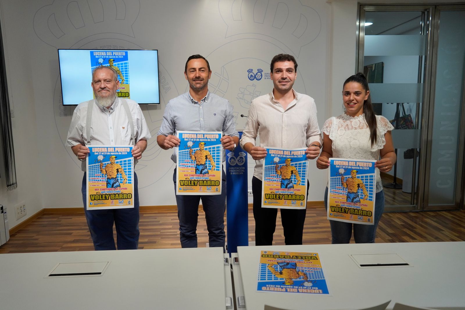 Presentación del Campeonato de España en la Diputación de Huelva.