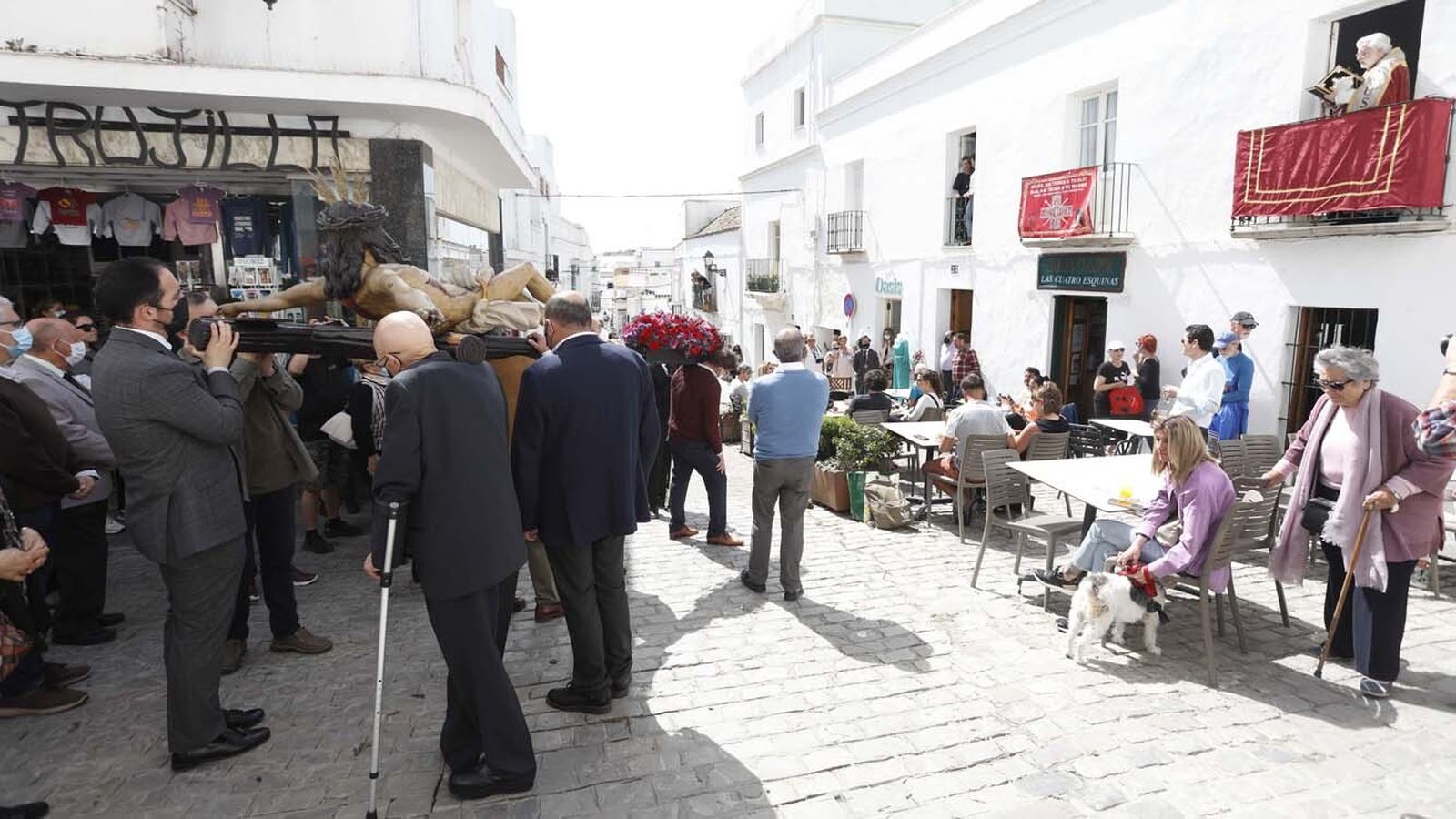 Las imágenes del Viernes Santo en Tarifa: Siete Palabras