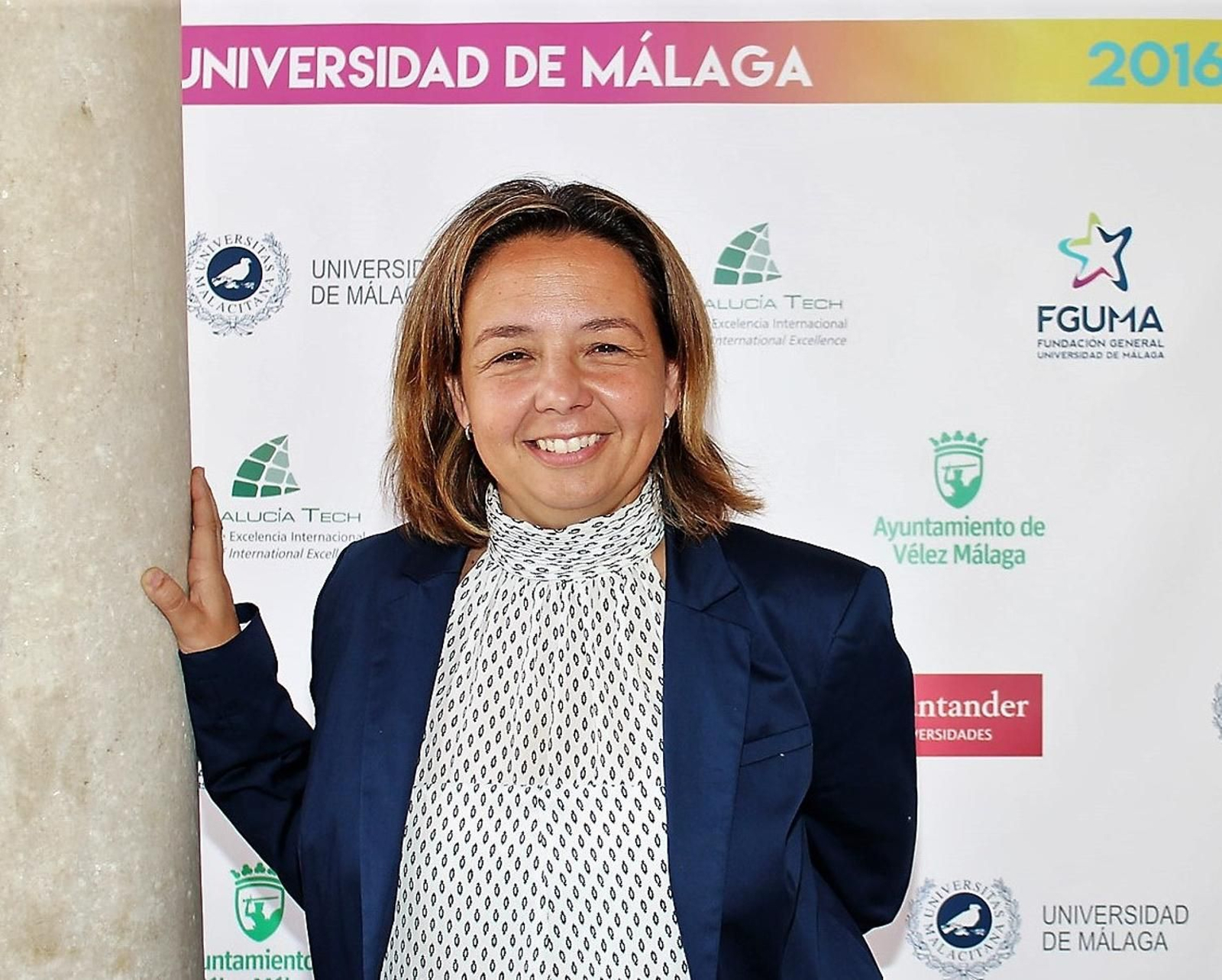 Paloma Saborido, durante uno de los cursos de verano de la UMA.
