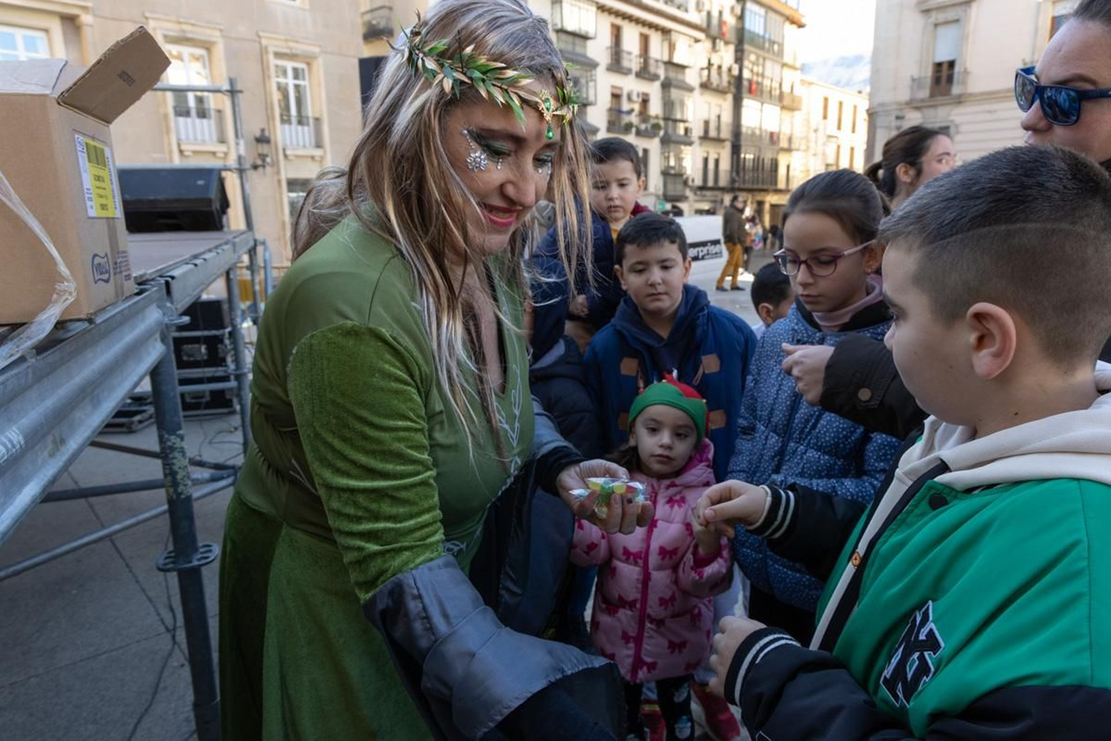 Fiesta infantil de Nochevieja en la Plaza de Santa María