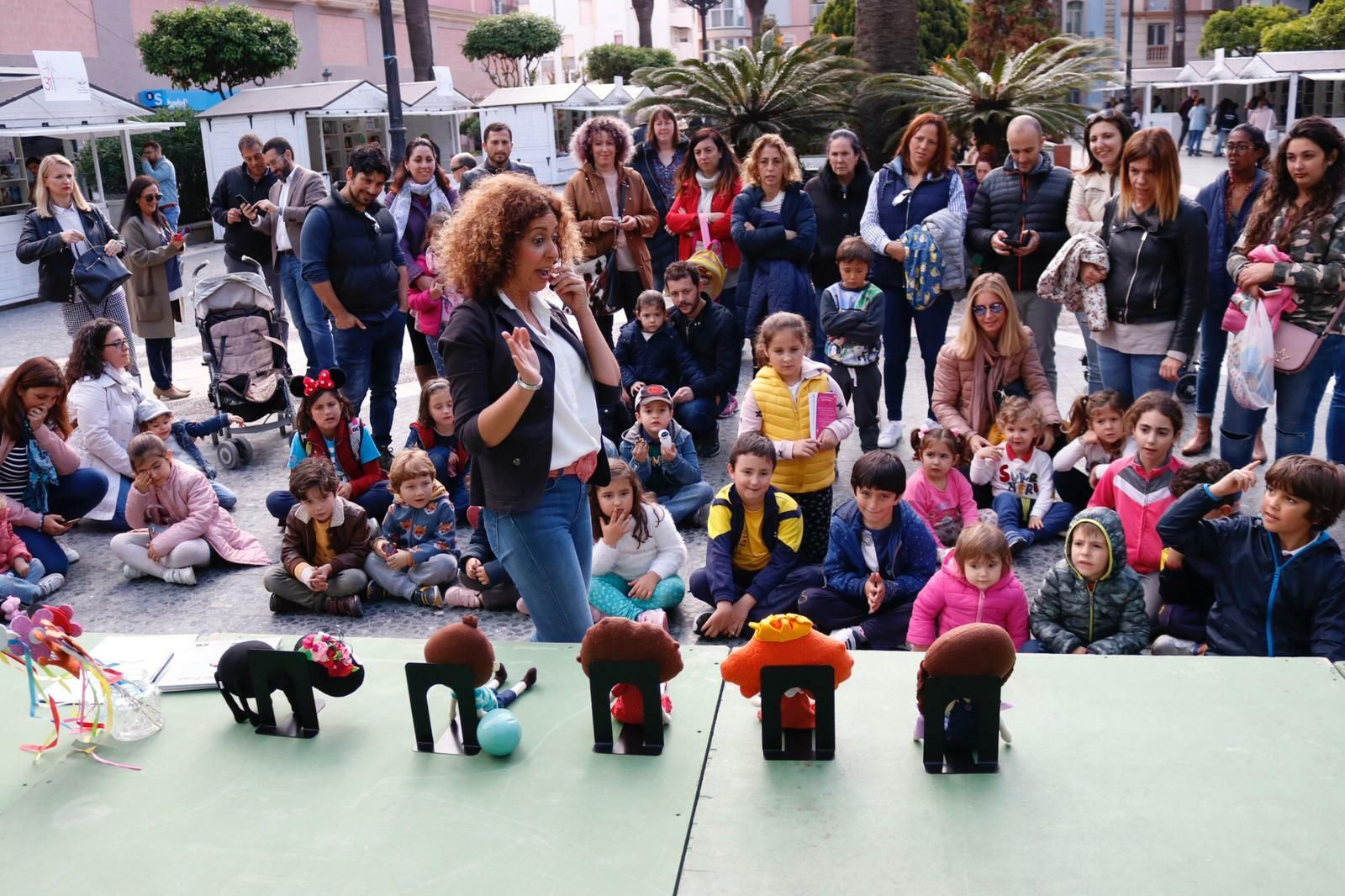 Un cuentacuentos en la edición de 2019.