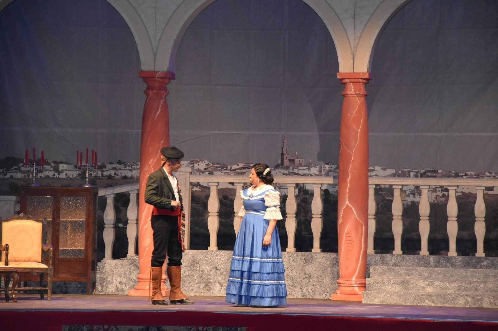 Un momento de la representación de la obra