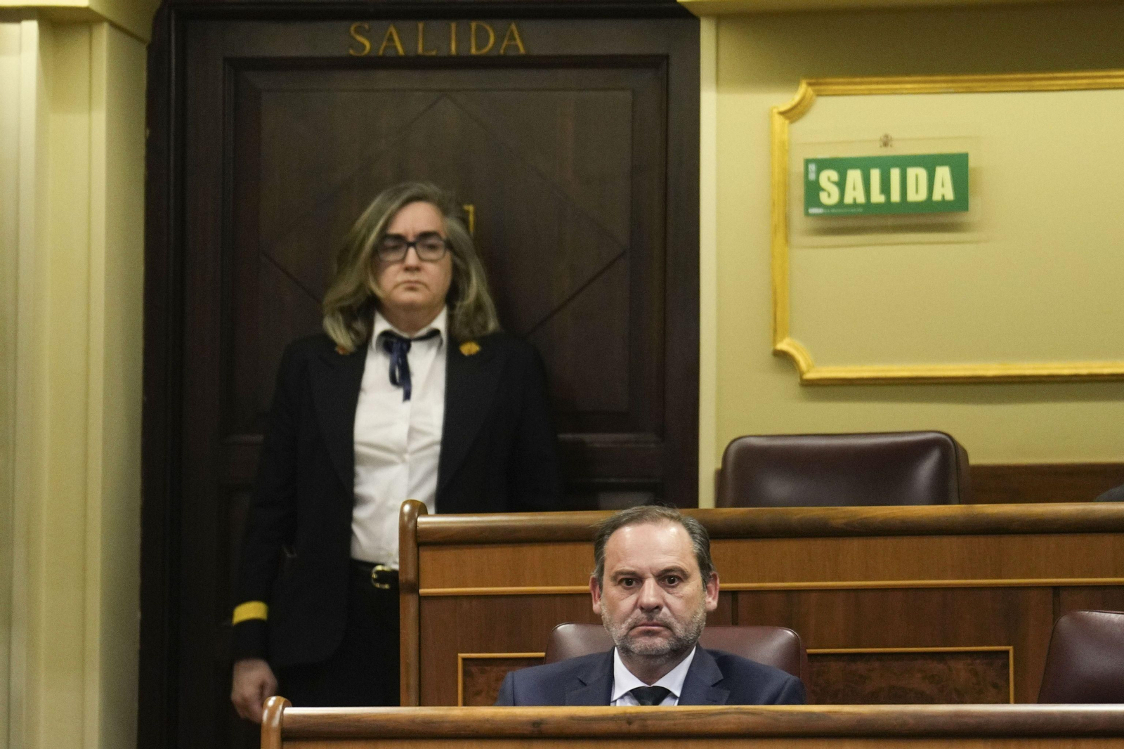 José Luis Ábalos, en su escaño actual del Congreso el 9 de abril José Luis Ábalos, en su escaño actual del Congreso el 9 de abril