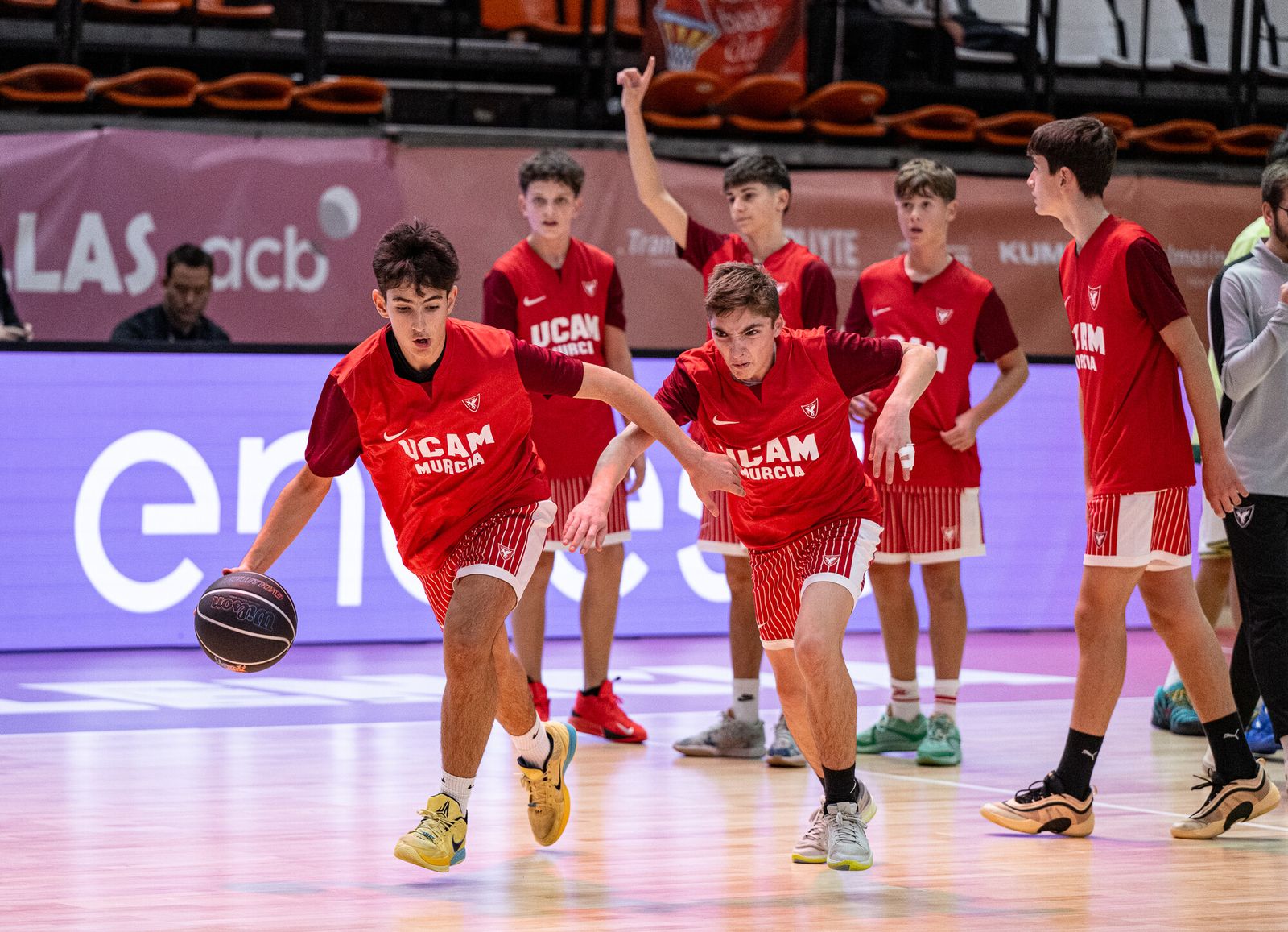 La celebración del Unicaja por acceder a la Minicopa