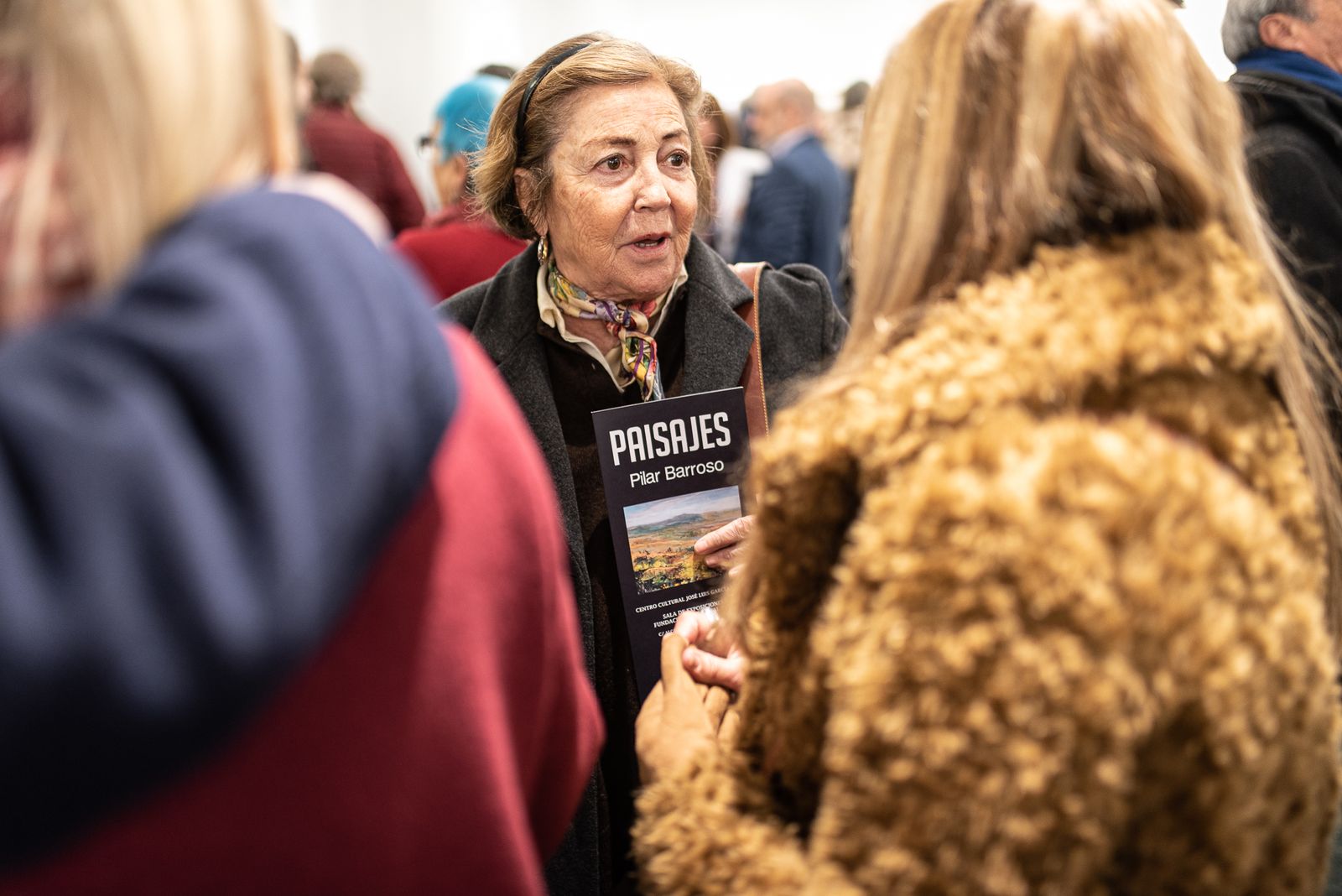 Imágenes de la inauguración de la exposción "Paisajes" de Pilar Barroso