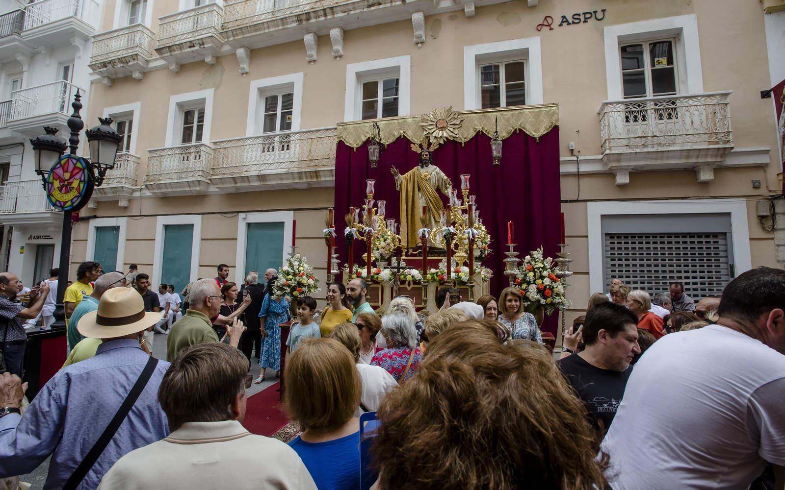 Las imágenes de la procesión del Corpus