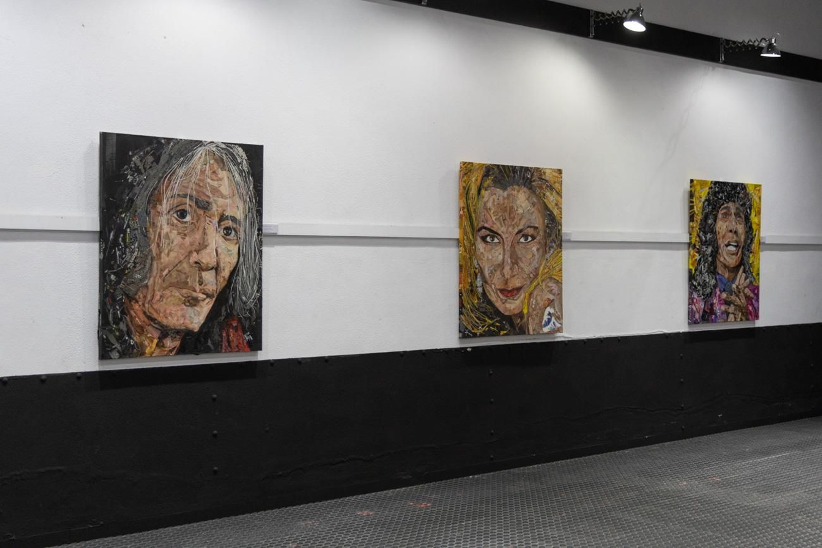 Los personajes más conocidos del "Jaén cultureta" se retratan en los collages de 'Miradas'