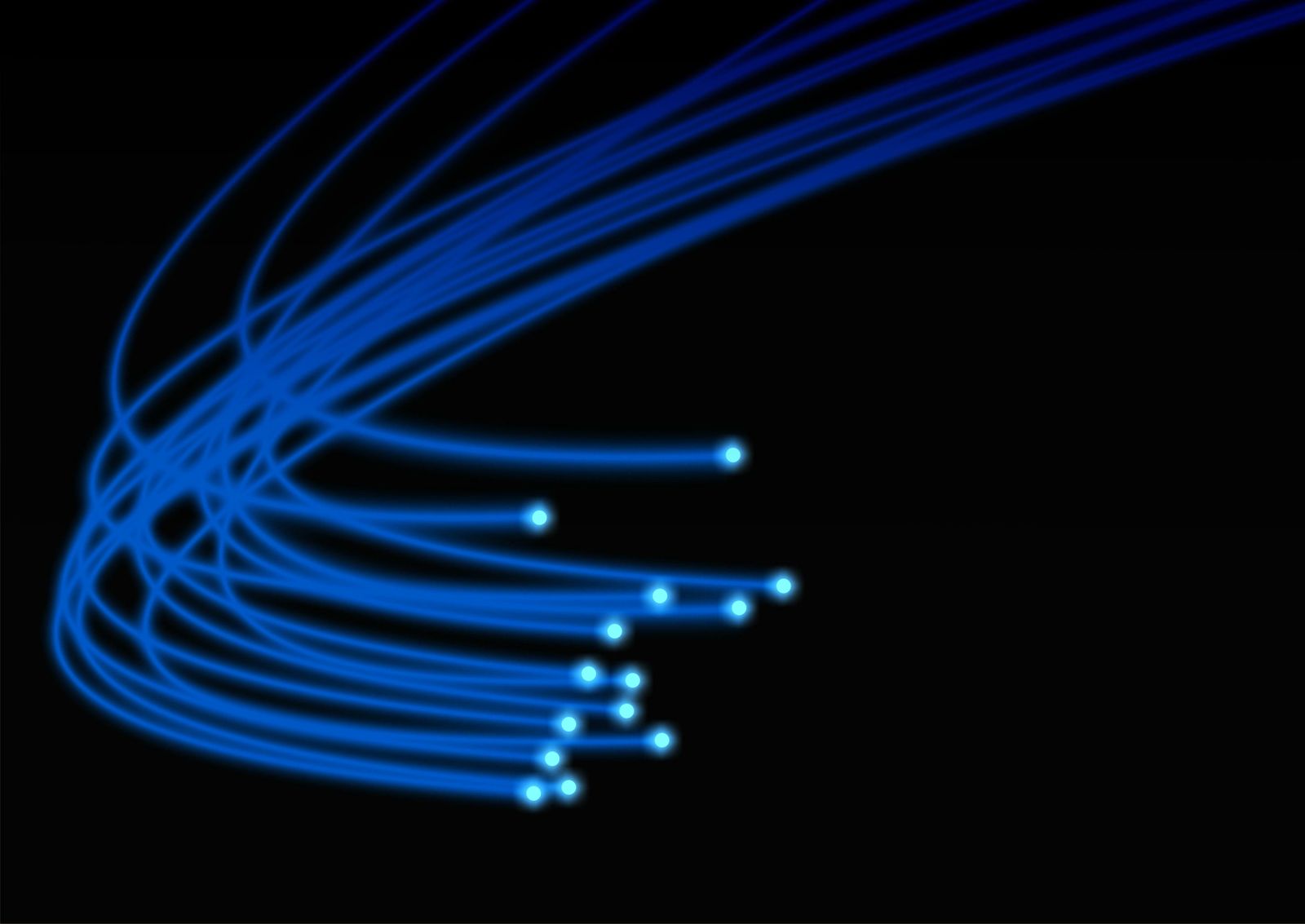 Redes de fibra óptica.