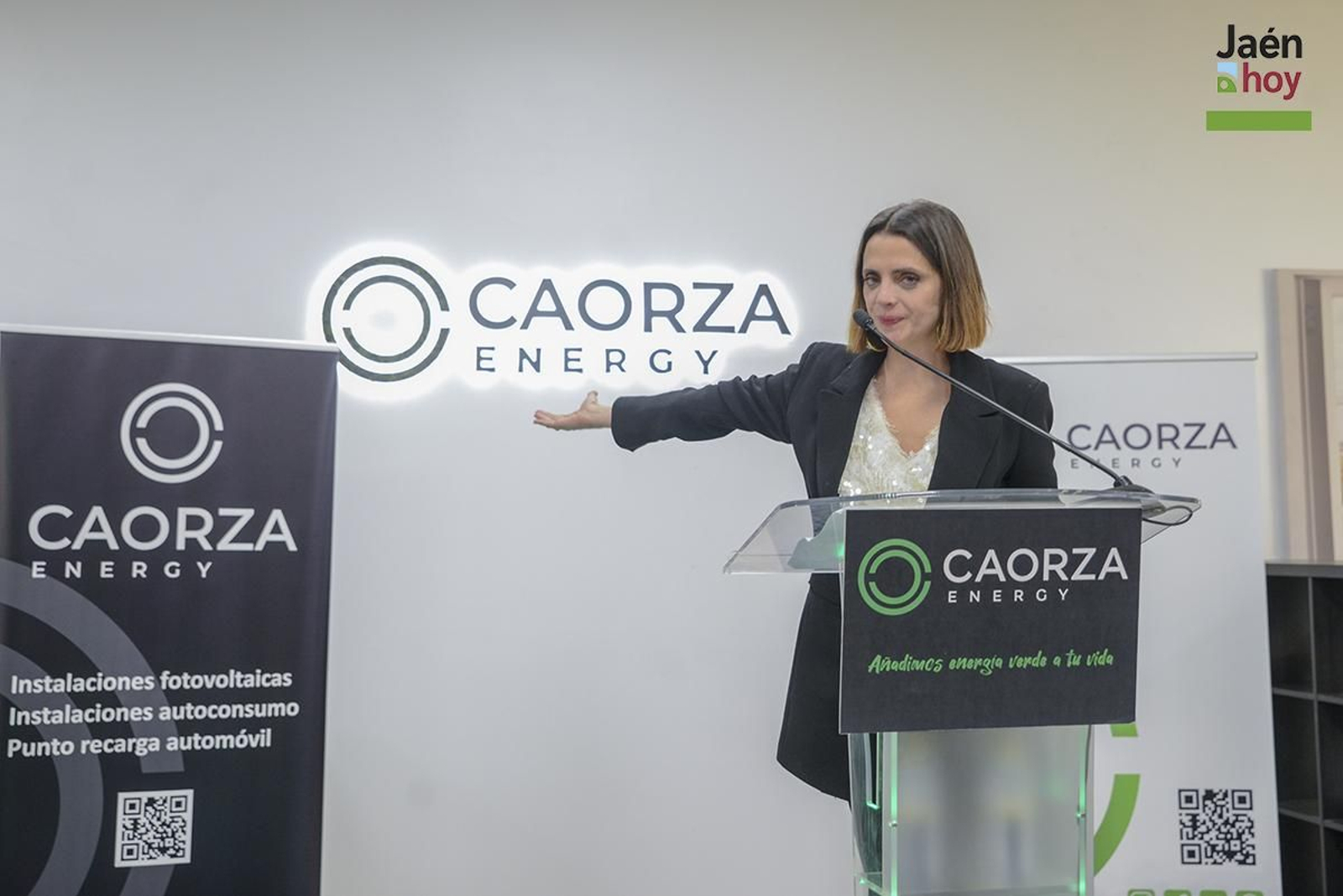 Inauguración de las instalaciones de la empresa Caorza Energy.