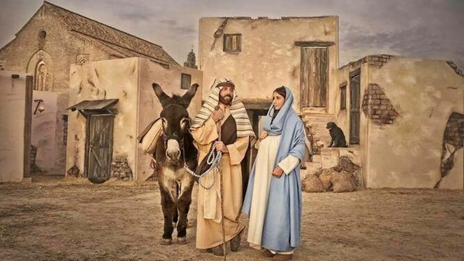 El Belén Viviente de Sanlúcar la Mayor, en una edición pasada.