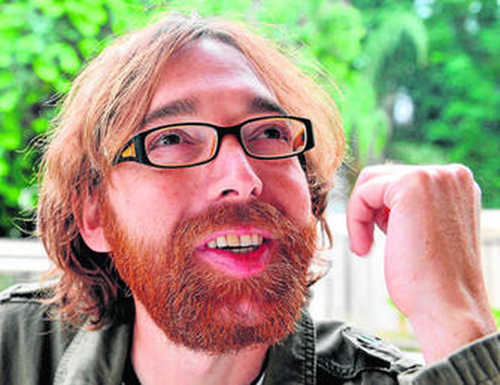 El director y guionista algecireño Raúl Santos, ayer en el Casino de la Exposición.