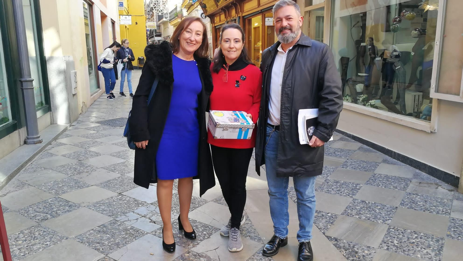 Isabel Gallardo, Nela García y Rubén Pérez