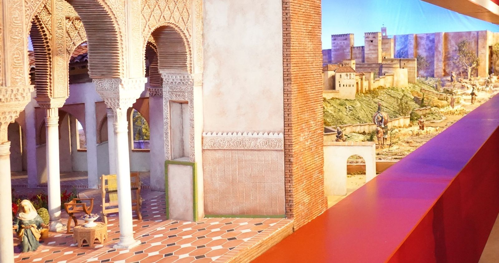 Belén de la Diputación de Valladolid, con la Alhambra como escenario.