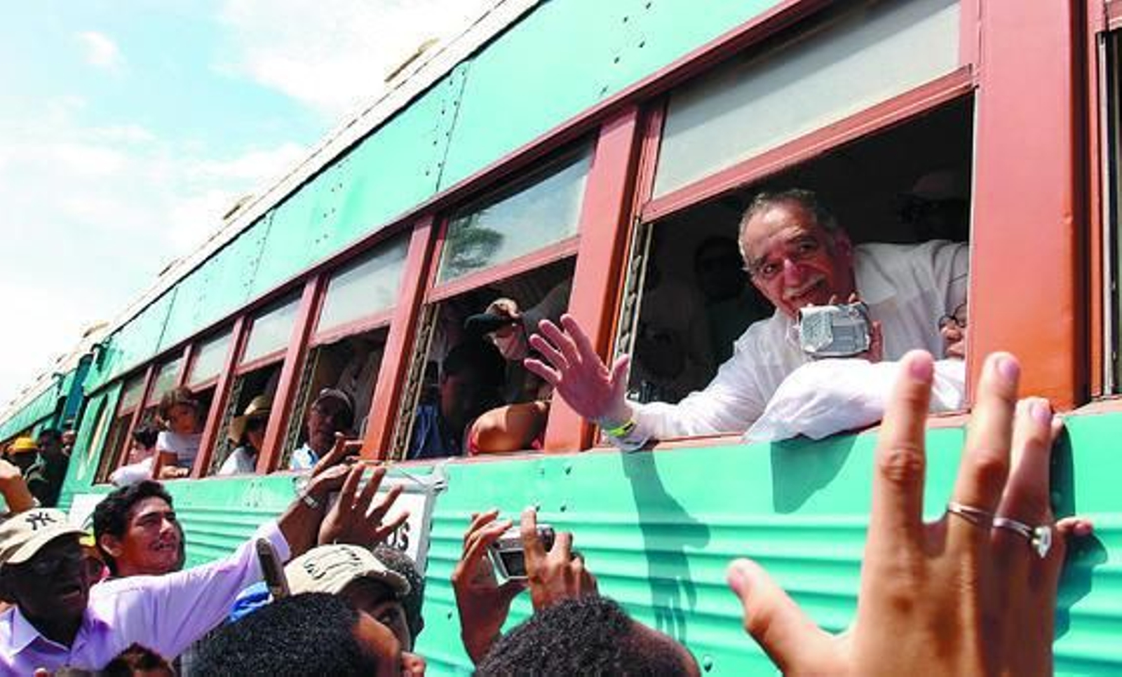En su regreso a Arataca, su pueblo natal. / AFP Photo
