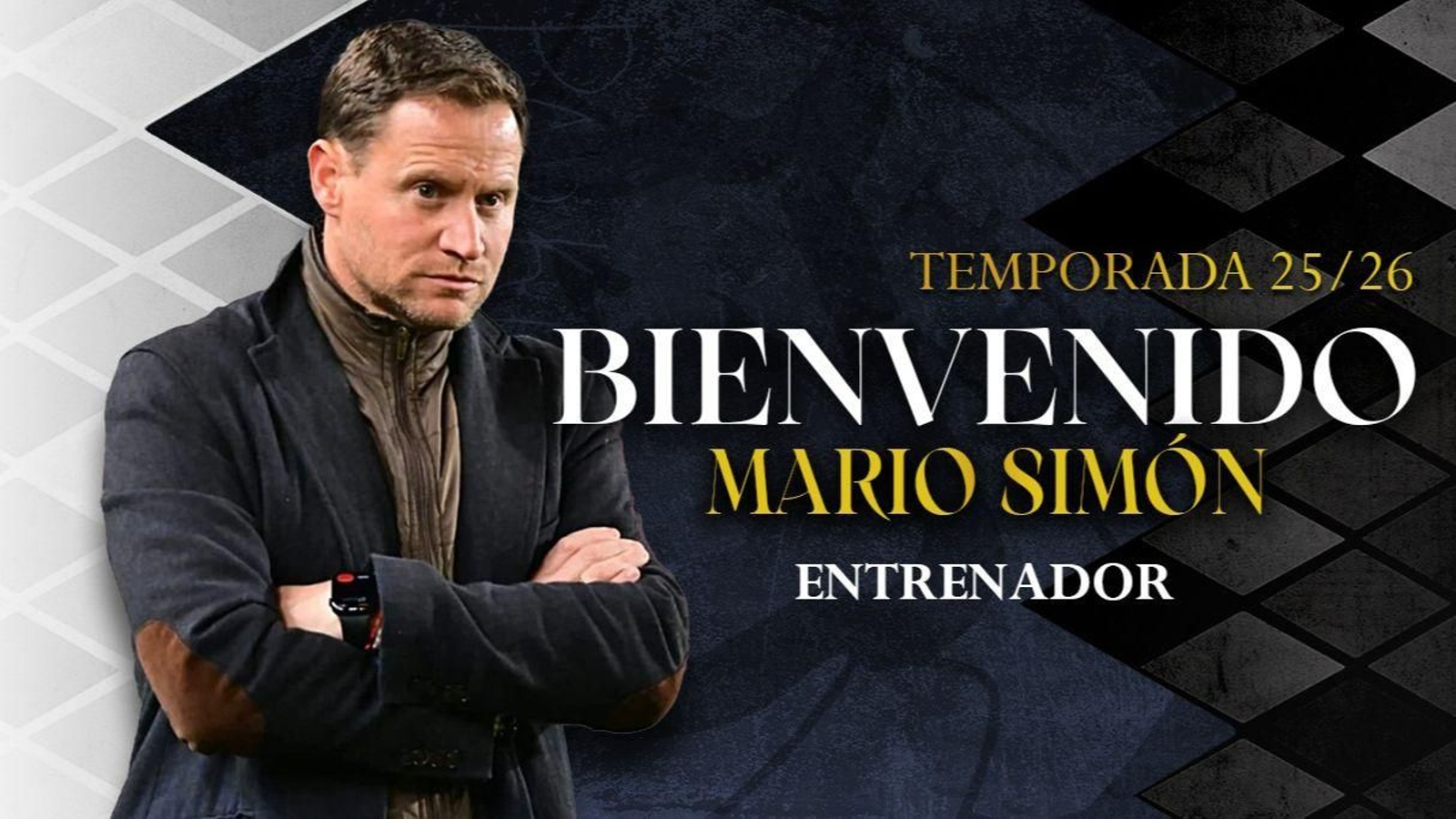 Mario Simón, anunciado por Unionistas como nuevo entrenador.