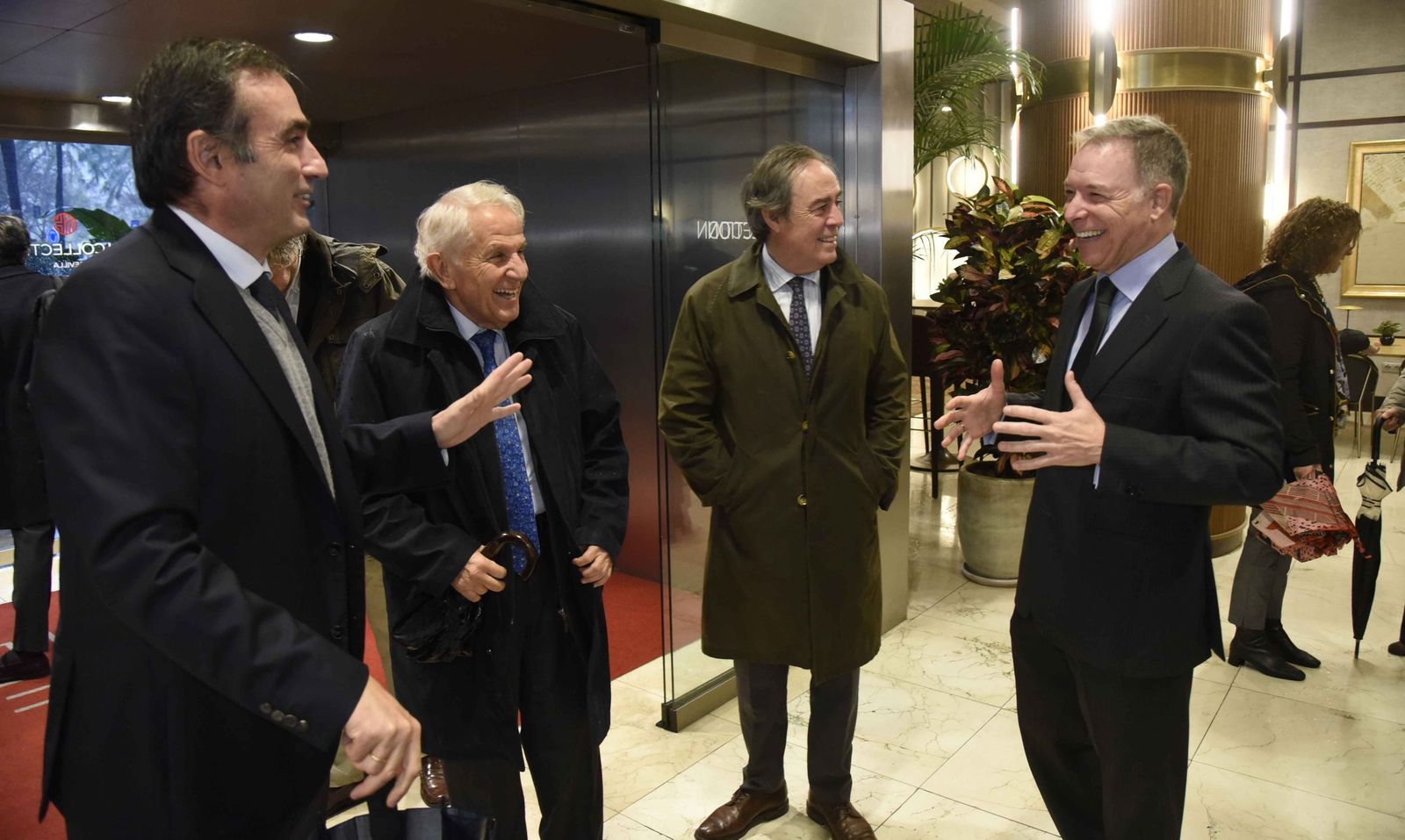 Francisco Pumar, Antonio Pascual, Ricardo Pumar y Manuel de la Cruz