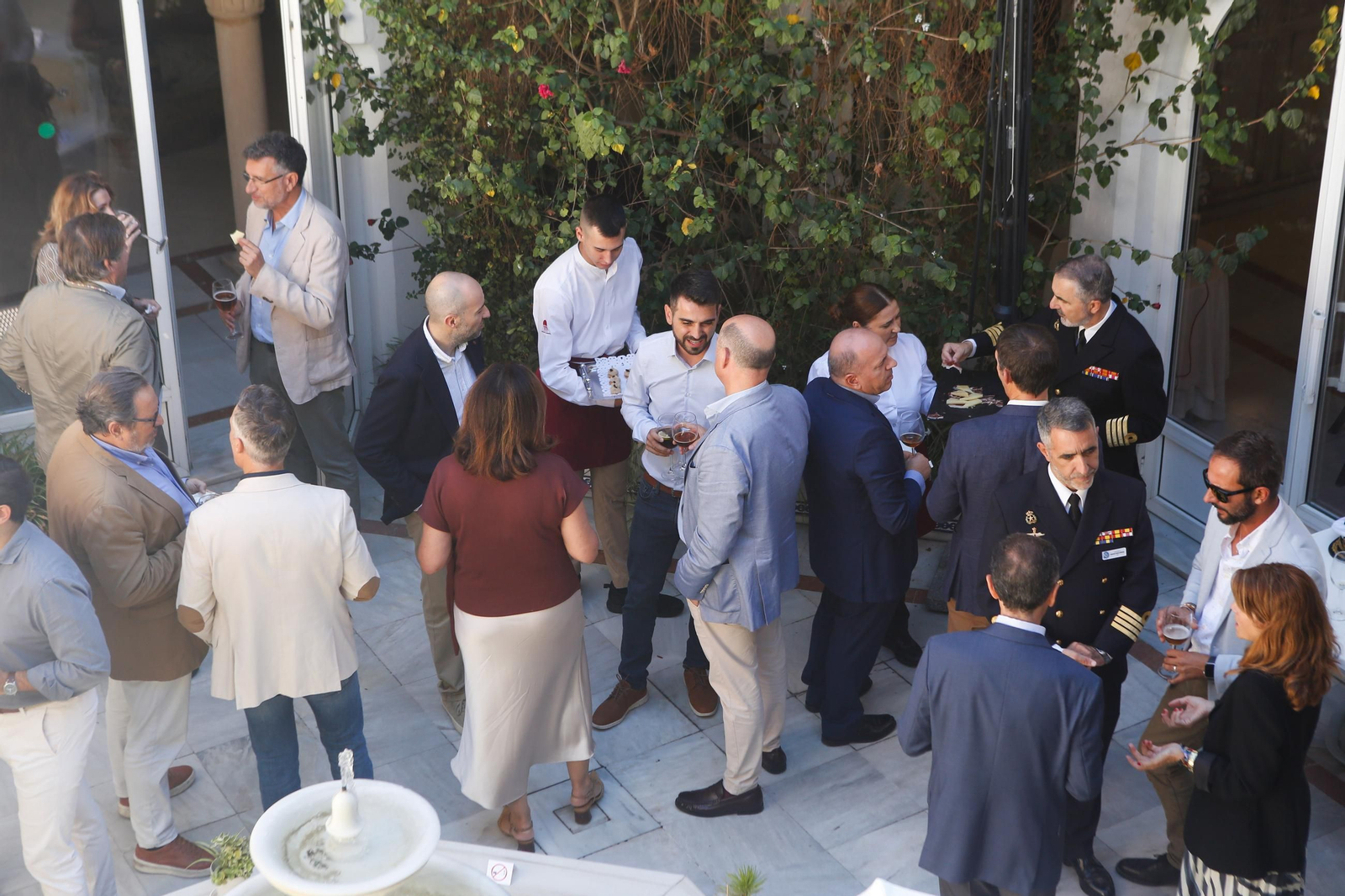 Las fotos del almuerzo del Propeller Club de Algeciras con Fernando García Rodríguez, jefe de Estado Mayor de la Operación Atalanta