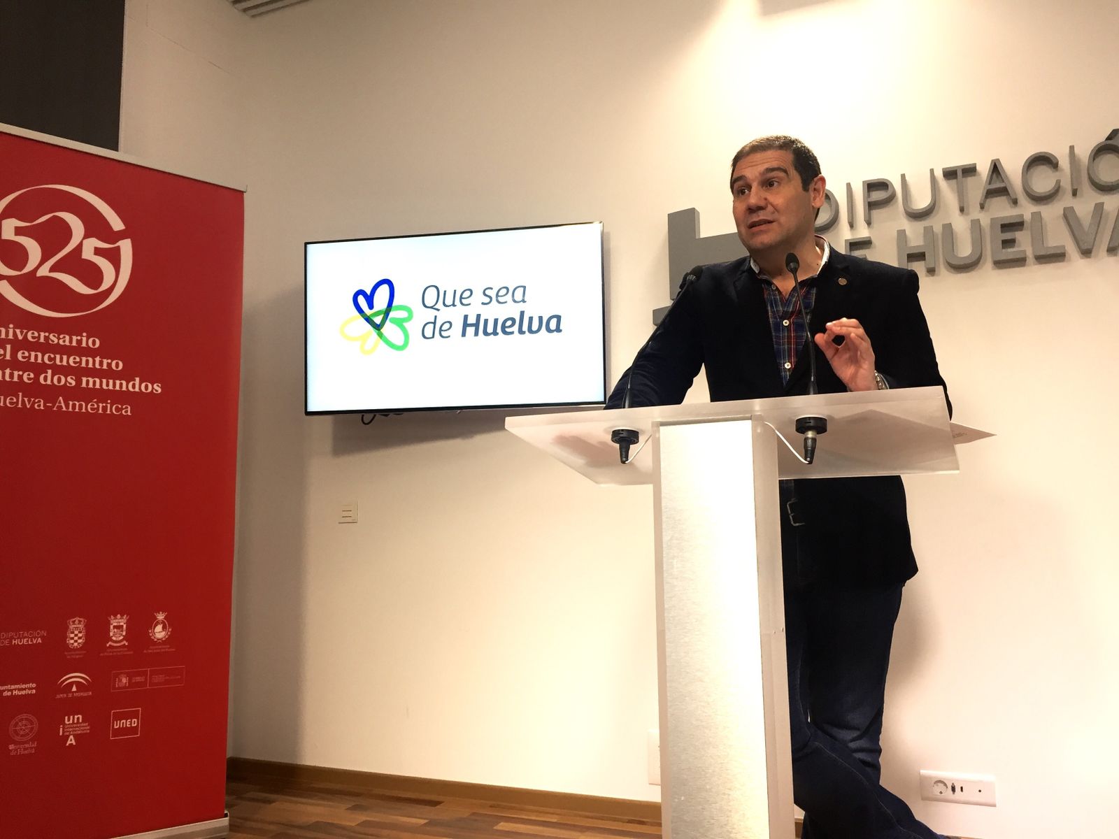 El portavoz del grupo socialista de la Diputación de Huelva, José Luis Ramos.