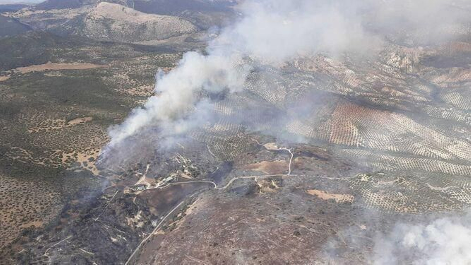Imagen del incendio.
